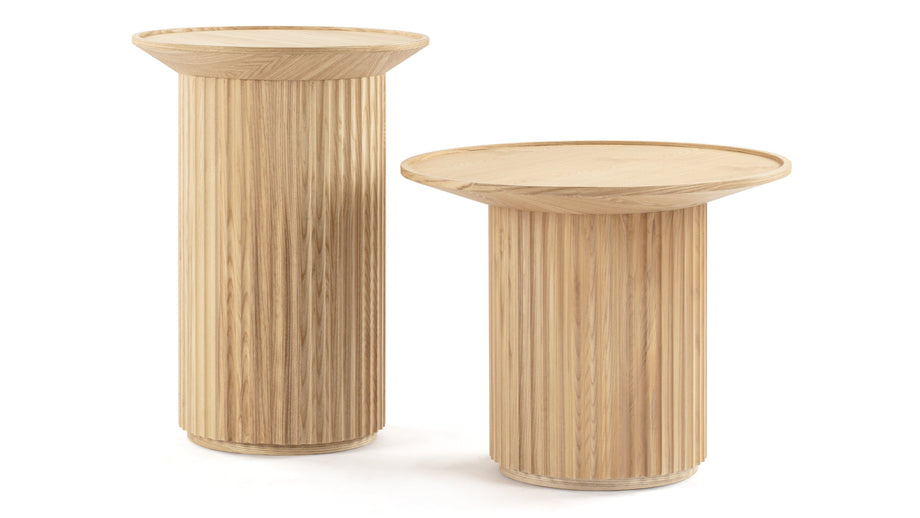 OttoOtto - Otto Side Table, Tall, Natural Ash