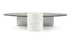 Verre Particulier - Verre Particulier - Verre Particulier Coffee Table, White Marble and Smoked Glass - Image 3
