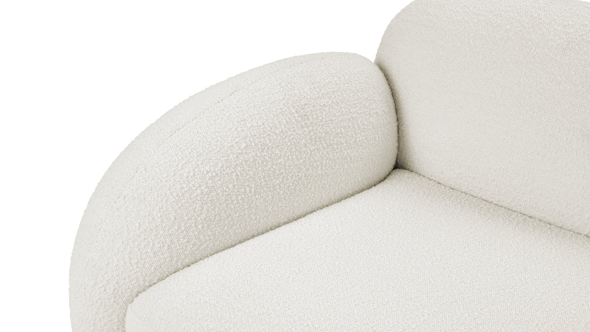 GigiGigi - Gigi Three Seater Sofa, White Boucle
