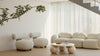 Gigi - Gigi - Gigi Three Seater Sofa, White Boucle - Image 7