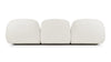 Gigi - Gigi - Gigi Three Seater Sofa, White Boucle - Image 4