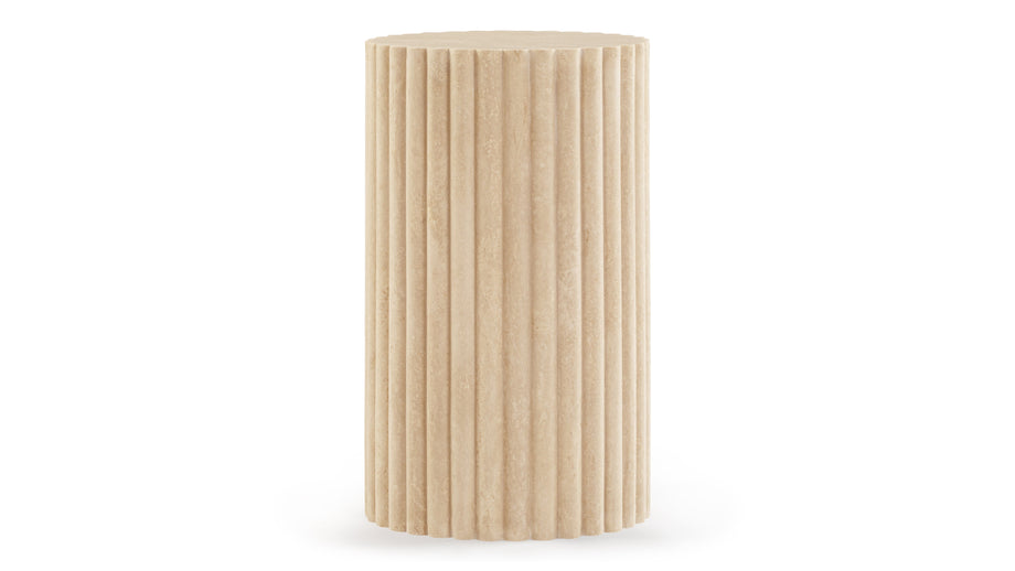 SaturnSaturn - Saturn Side Table, Travertine