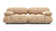 Bellini Sofa - Ecru Velvet - Image 1