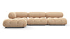 Bellini Sectional - Ecru Velvet - Image 1