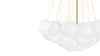 Cloud - Cloud - Cloud Chandelier, Small, Gold and Frosted Glass - Image 5