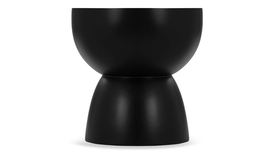 AuraAura - Aura Side Table, Black Concrete