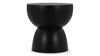 Aura - Aura - Aura Side Table, Black Concrete - Image 1