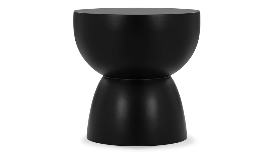 AuraAura - Aura Side Table, Black Concrete