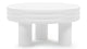Tor - Tor - Tor Round Coffee Table, White Concrete - Image 2