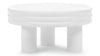 Tor - Tor - Tor Round Coffee Table, White Concrete - Image 2