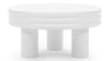 Tor - Tor - Tor Round Coffee Table, White Concrete - Image 3