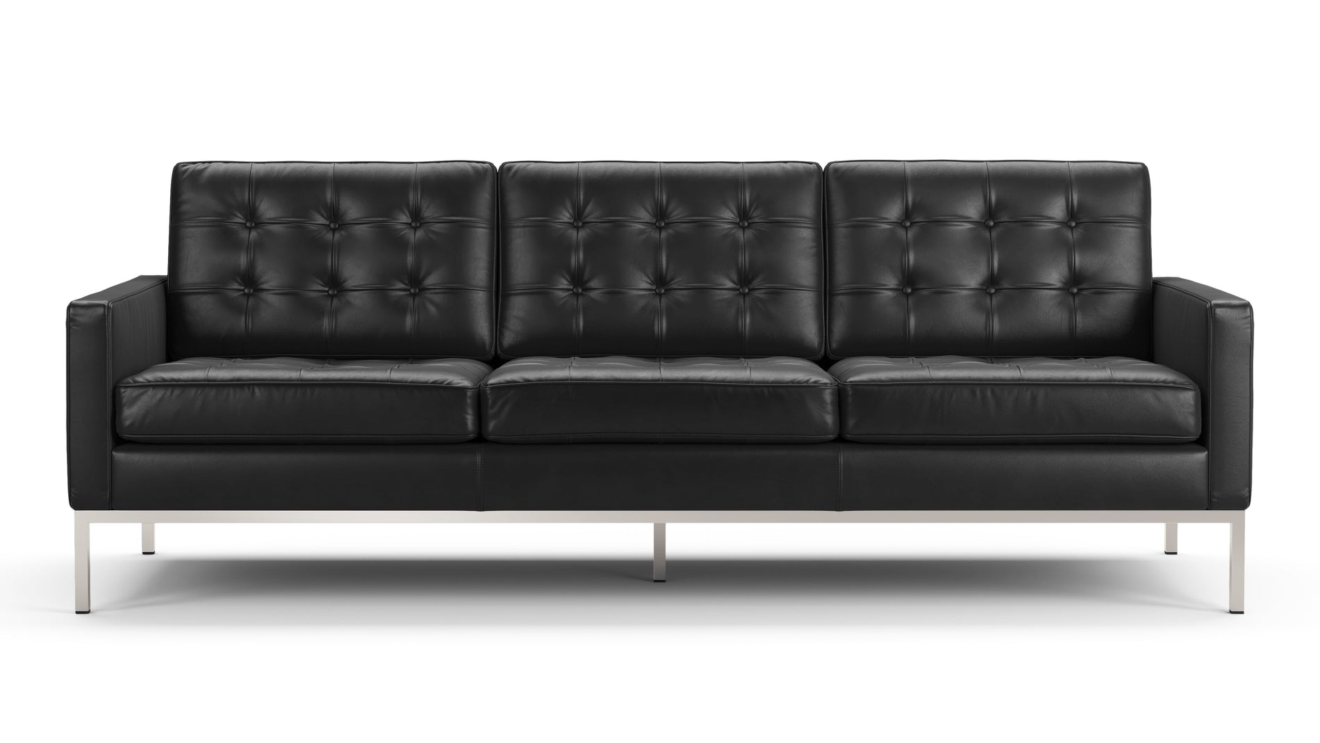 FlorenceMidnight Black Premium Leather