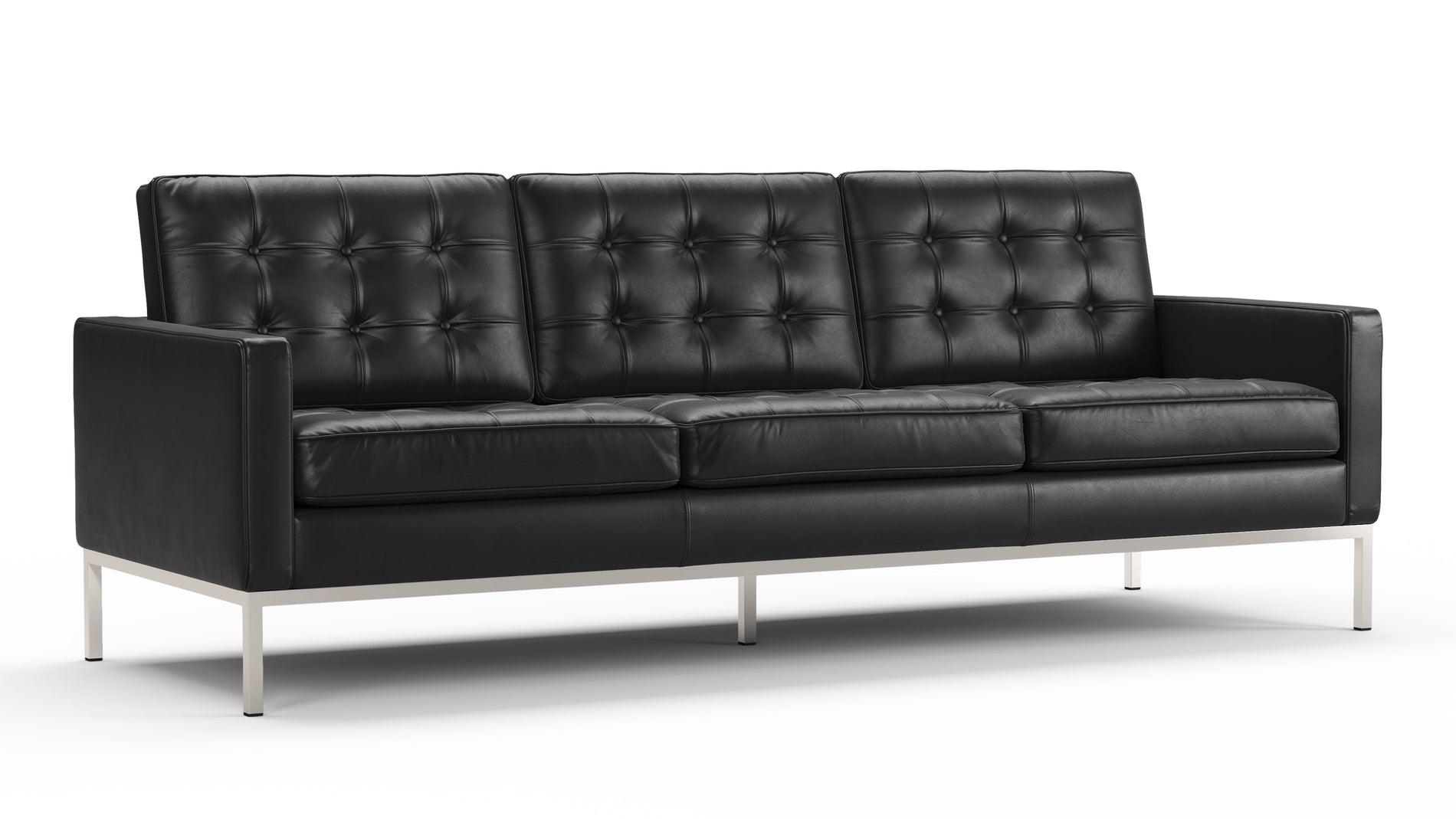 FlorenceMidnight Black Premium Leather