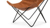 Butterfly - Butterfly - Butterfly Chair, Distressed Brown Premium Leather - Image 5