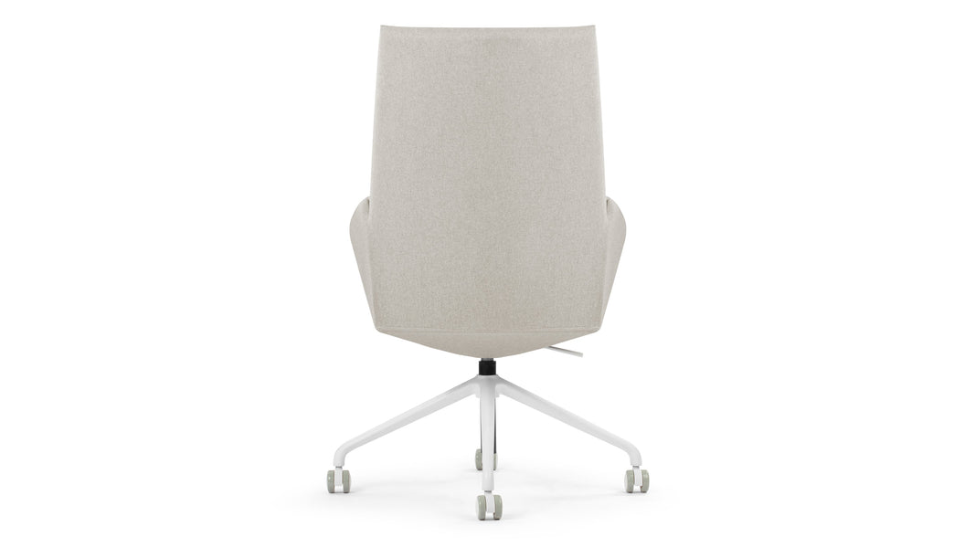 MiesMies - Mies Desk Chair, Light Gray Brushed Weave