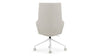 Mies - Mies - Mies Desk Chair, Light Gray Brushed Weave - Image 4