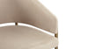 Esme - Latte Vegan Suede and Brushed Brass - Image 5