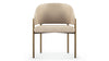 Esme - Latte Vegan Suede and Brushed Brass - Image 1