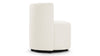 Mara - Mara - Mara Lounge Chair, Oatmeal Brushed Weave - Image 3