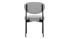 Nyx - Nyx - Nyx Dining Chair, Mid Gray Brushed Weave - Image 4