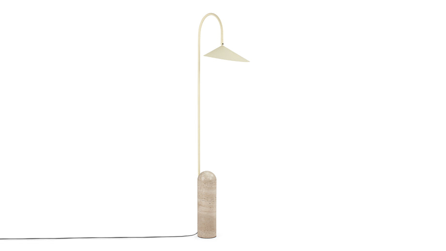 ArumArum - Arum Floor Lamp, Beige and Travertine