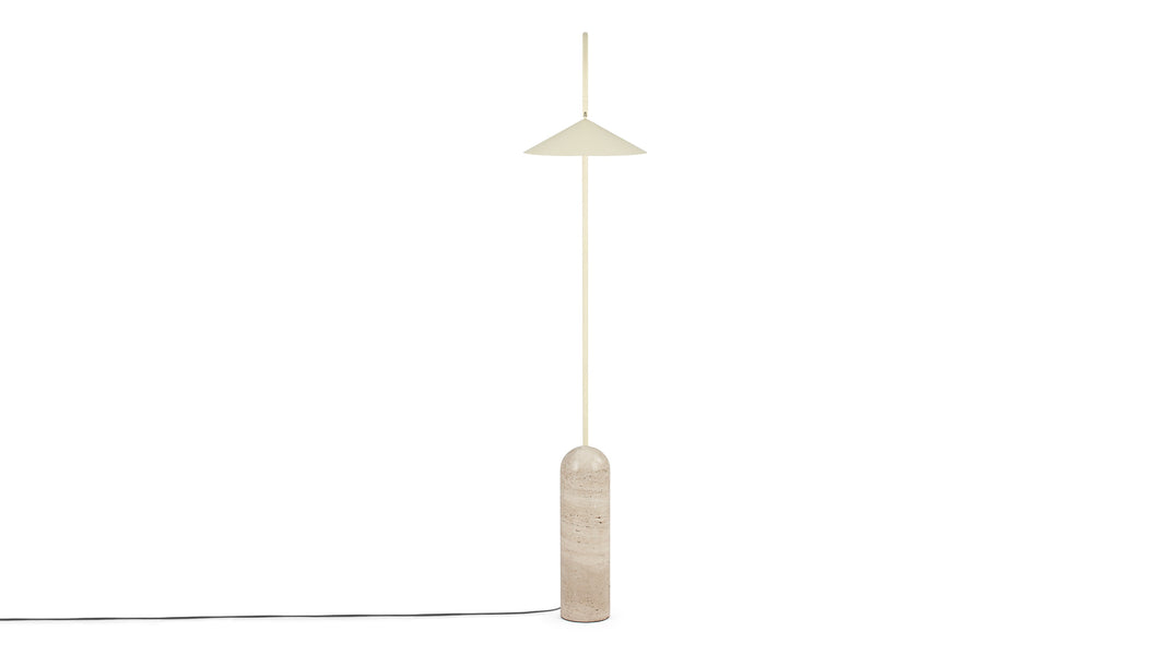 ArumArum - Arum Floor Lamp, Beige and Travertine