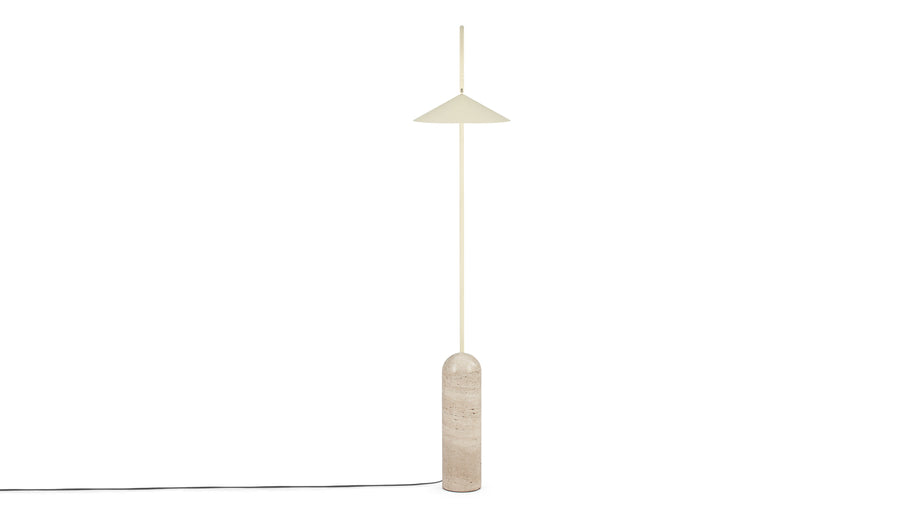 ArumArum - Arum Floor Lamp, Beige and Travertine
