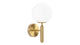 Lia - Lia - Lia Wall Sconce, Brass - Image 1