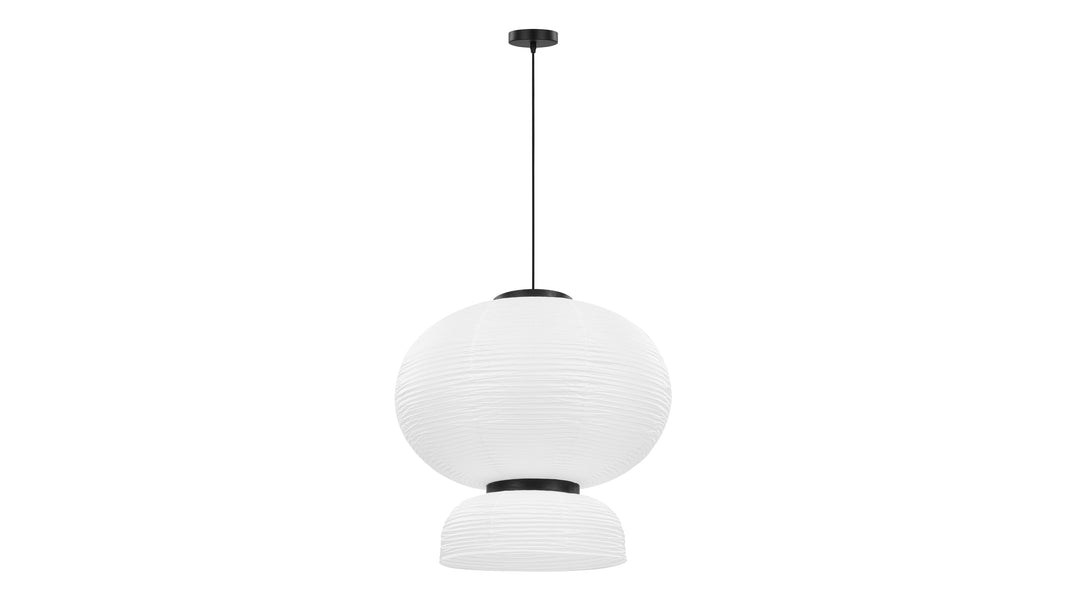 AkioAkio - Akio Sphere Paper Pendant Light, White