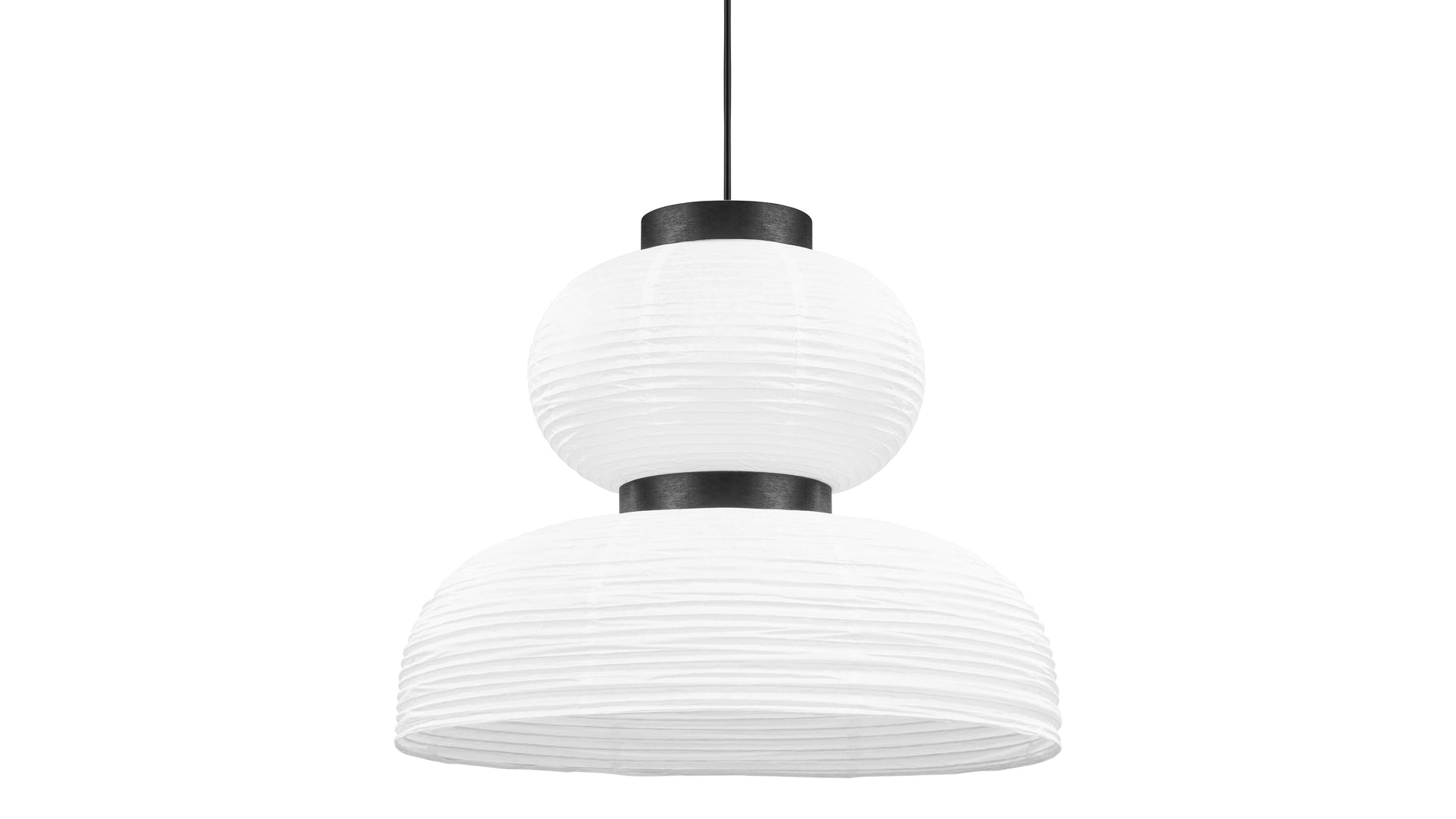 AkioAkio - Akio Cloche Paper Pendant Light, White