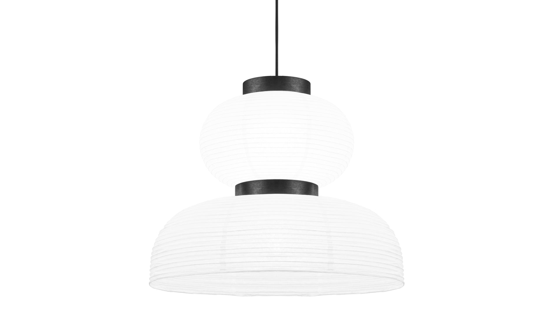 AkioAkio - Akio Cloche Paper Pendant Light, White