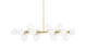 Eva - Eva - Eva Chandelier, Brass - Image 1