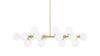 Eva - Eva - Eva Chandelier, Brass - Image 1