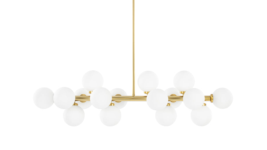 EvaEva - Eva Chandelier, Brass