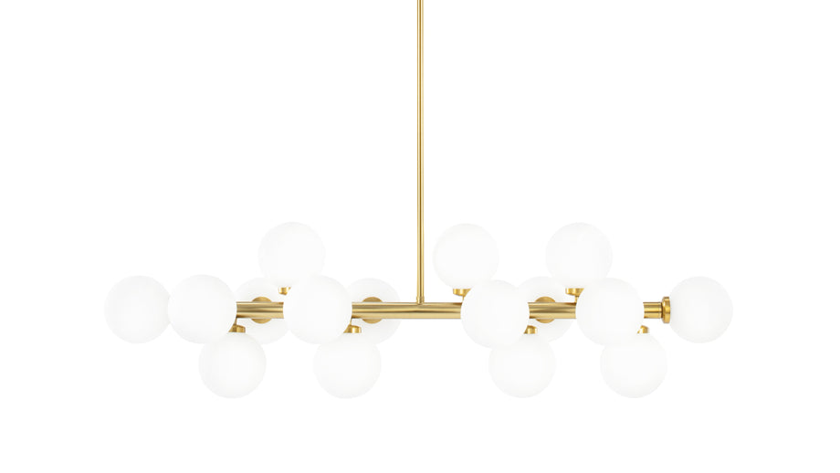 EvaEva - Eva Chandelier, Brass