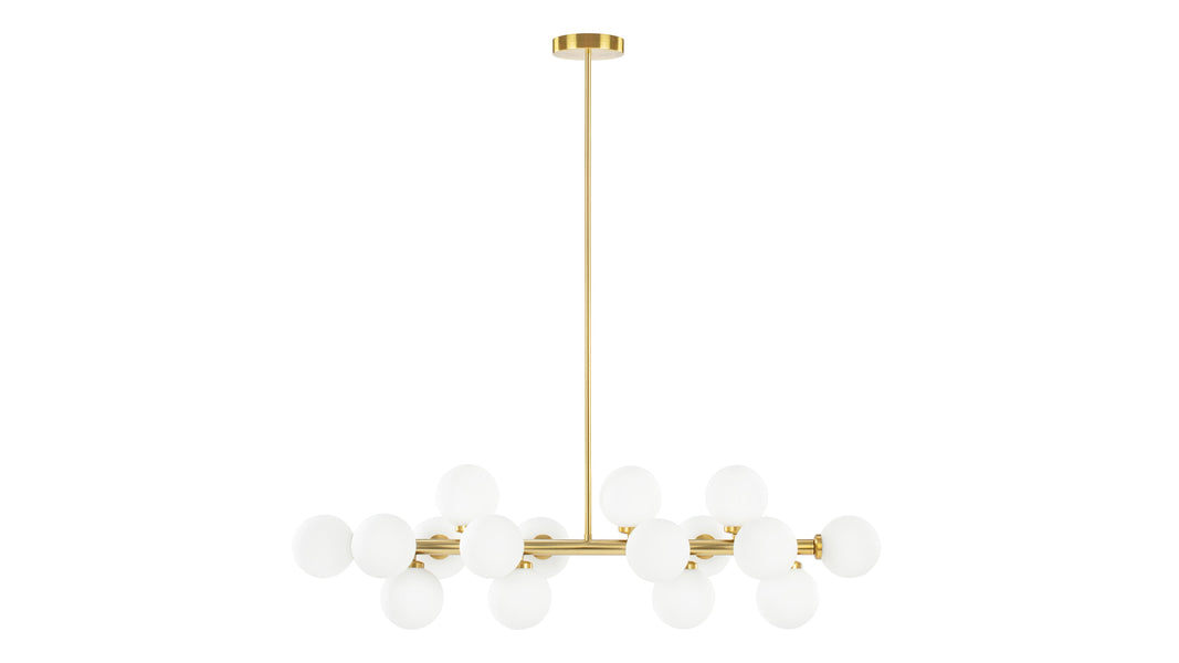 EvaEva - Eva Chandelier, Brass