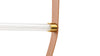 Orielle - Orielle - Orielle Suspension Light, Large, Tan and Brass - Image 6