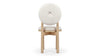 Hanna - Hanna - Hanna Dining Chair, Pearl Boucle - Image 4