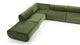Leo - Leo - Leo Sectional, Left Corner, Lichen Plush Velvet - Image 8