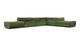 Leo - Leo - Leo Sectional, Right Corner, Lichen Plush Velvet - Image 2