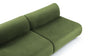 Leo - Leo - Leo Open End Sofa, Left, Lichen Plush Velvet - Image 6