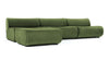 Leo - Leo - Leo Sectional, Left Chaise, Lichen Plush Velvet - Image 2