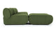 Leo - Leo - Leo Sectional, Left Chaise, Lichen Plush Velvet - Image 3