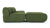 Leo - Leo - Leo Sectional, Left Chaise, Lichen Plush Velvet - Image 3