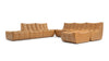 Tyge - Tyge - Tyge Sectional, Large Left Corner, Bourbon Vegan Leather - Image 2
