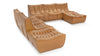 Tyge - Tyge - Tyge Sectional, Large Left Corner, Bourbon Vegan Leather - Image 5