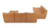 Tyge - Tyge - Tyge Sectional, Large Left Corner, Bourbon Vegan Leather - Image 7