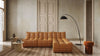 Tyge - Tyge - Tyge Open End Sofa, Right, Bourbon Vegan Leather - Image 7