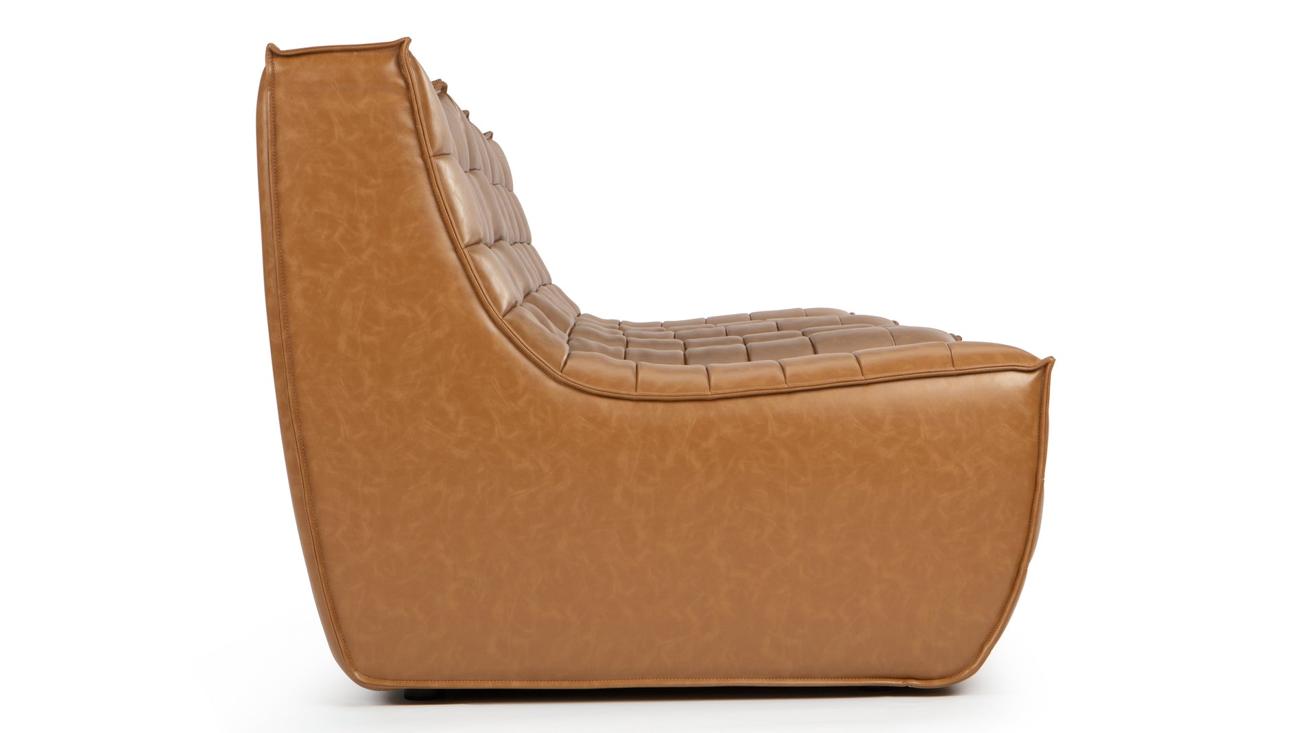 TygeTyge - Tyge Three Seater Sofa, Bourbon Vegan Leather
