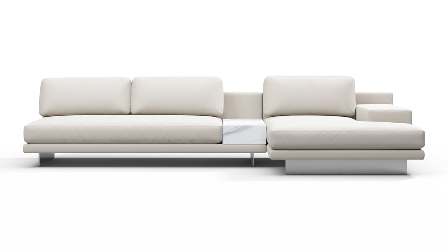 AlessioAlessio - Alessio Outdoor Sectional, Right Chaise, Shell Performance Weave